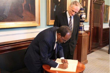 Besøg af Somalias præsident november 2014