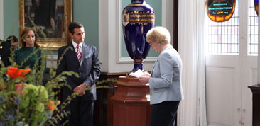 I anledning af at Mexicos præsident, Enrique Peña Nieto, var på statsbesøg i Danmark, mødts han med Præsidiet den 14. april 2016