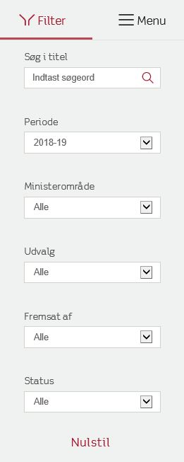 Venstremenu til dokumentlister