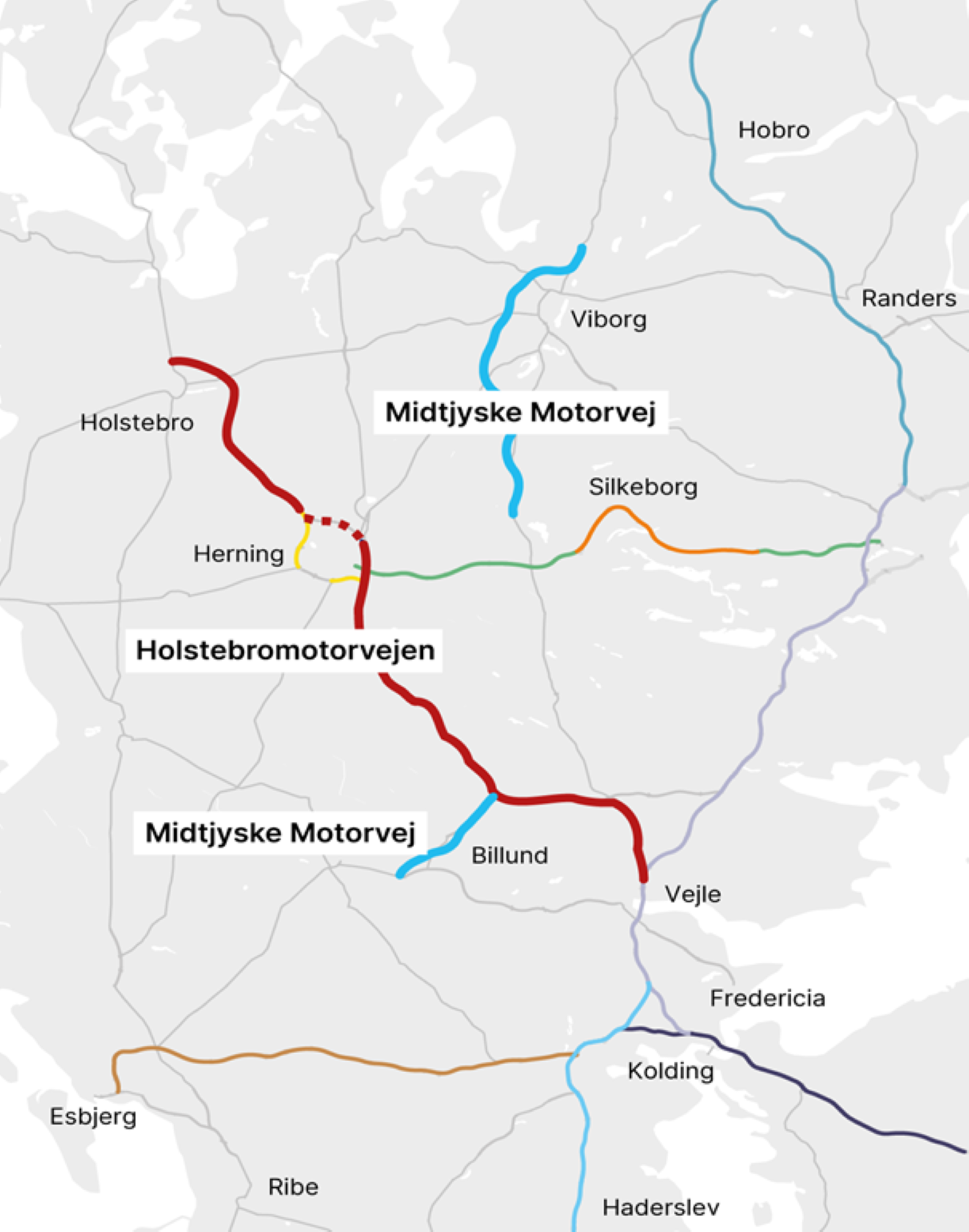 Ny Midtjysk Motorvej Give - Billund V